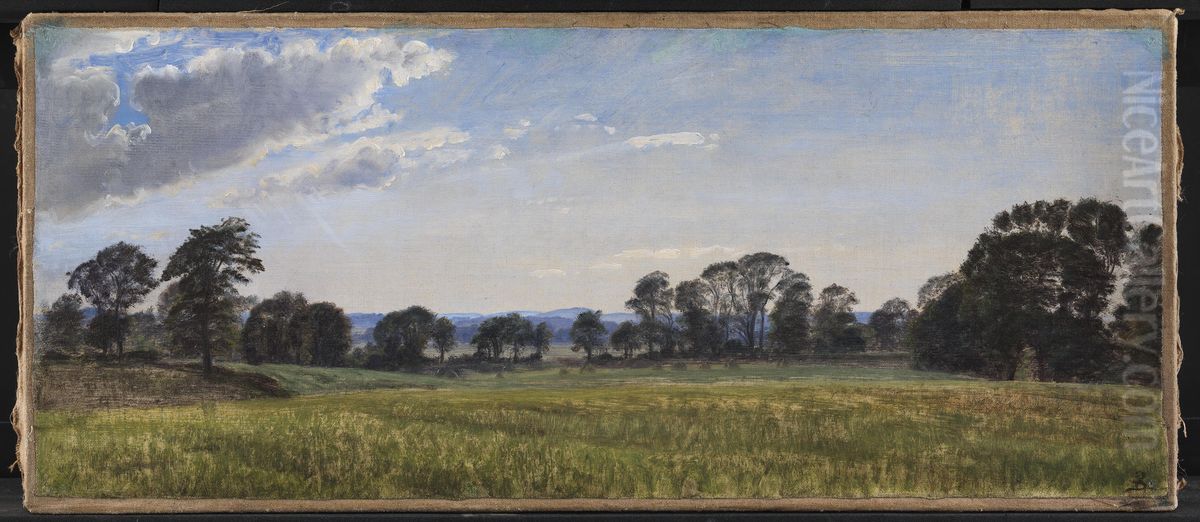 Engene ved Dortheaslyst Oil Painting by P. C. Skovgaard