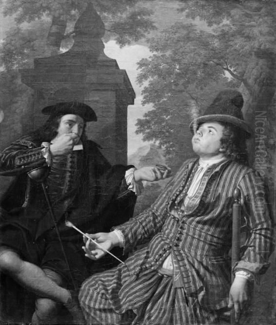 The Sense of Smell. Oil Painting by Krzysztof Lubieniecki