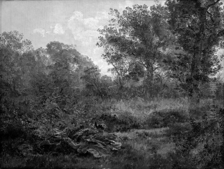 I egeskoven Oil Painting by Janus Andreas Bartholin La Cour