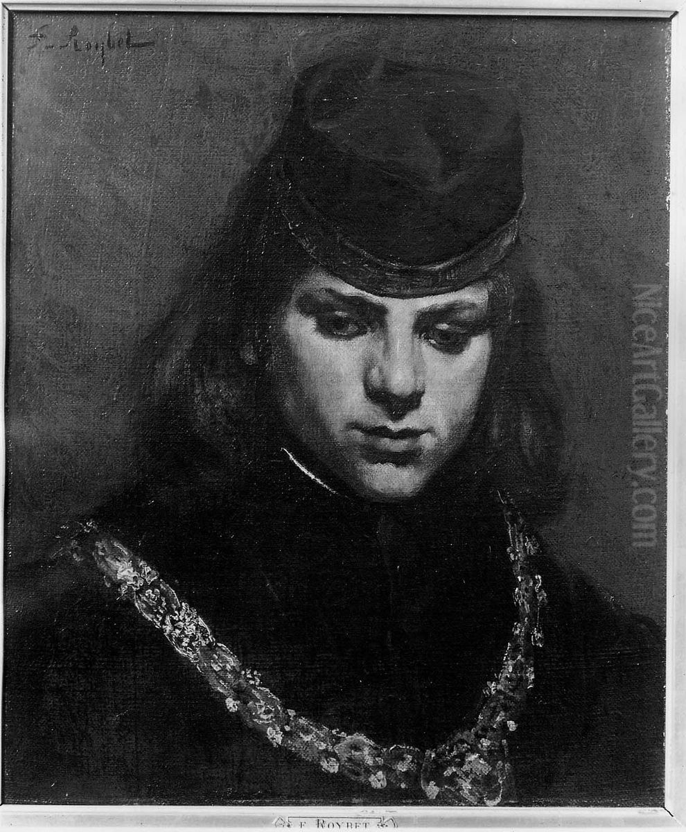 Young Man in Medieval Costume Oil Painting by Ferdinand Roybet