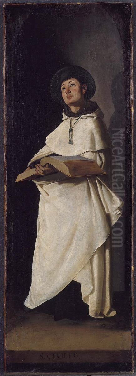 Saint Cyril of Constantinople Oil Painting by Francisco De Zurbaran
