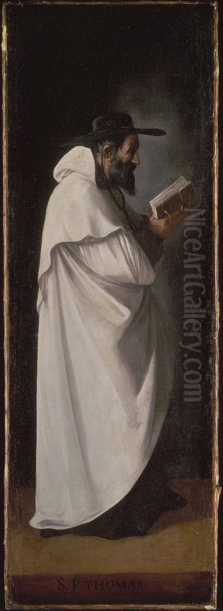 Saint Peter Thomas Oil Painting by Francisco De Zurbaran