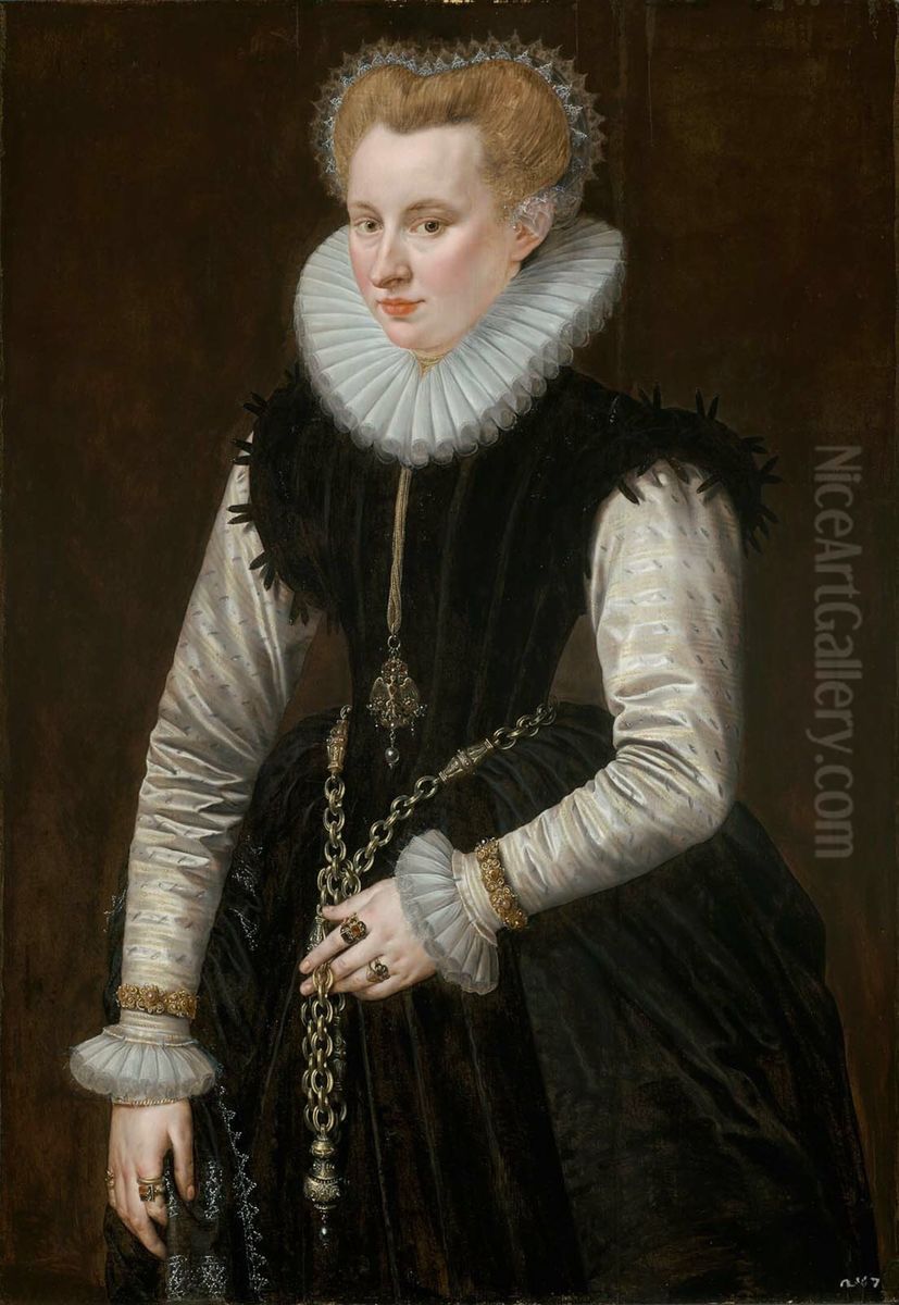 Portrait of a Woman Oil Painting by Frans Pourbus the Elder