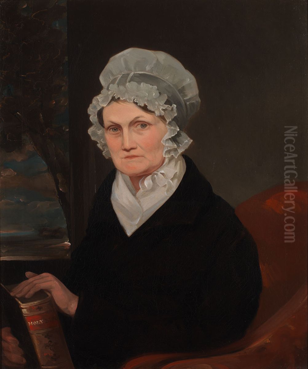 Portrait of Polly Sutton Catlin Oil Painting by George Catlin