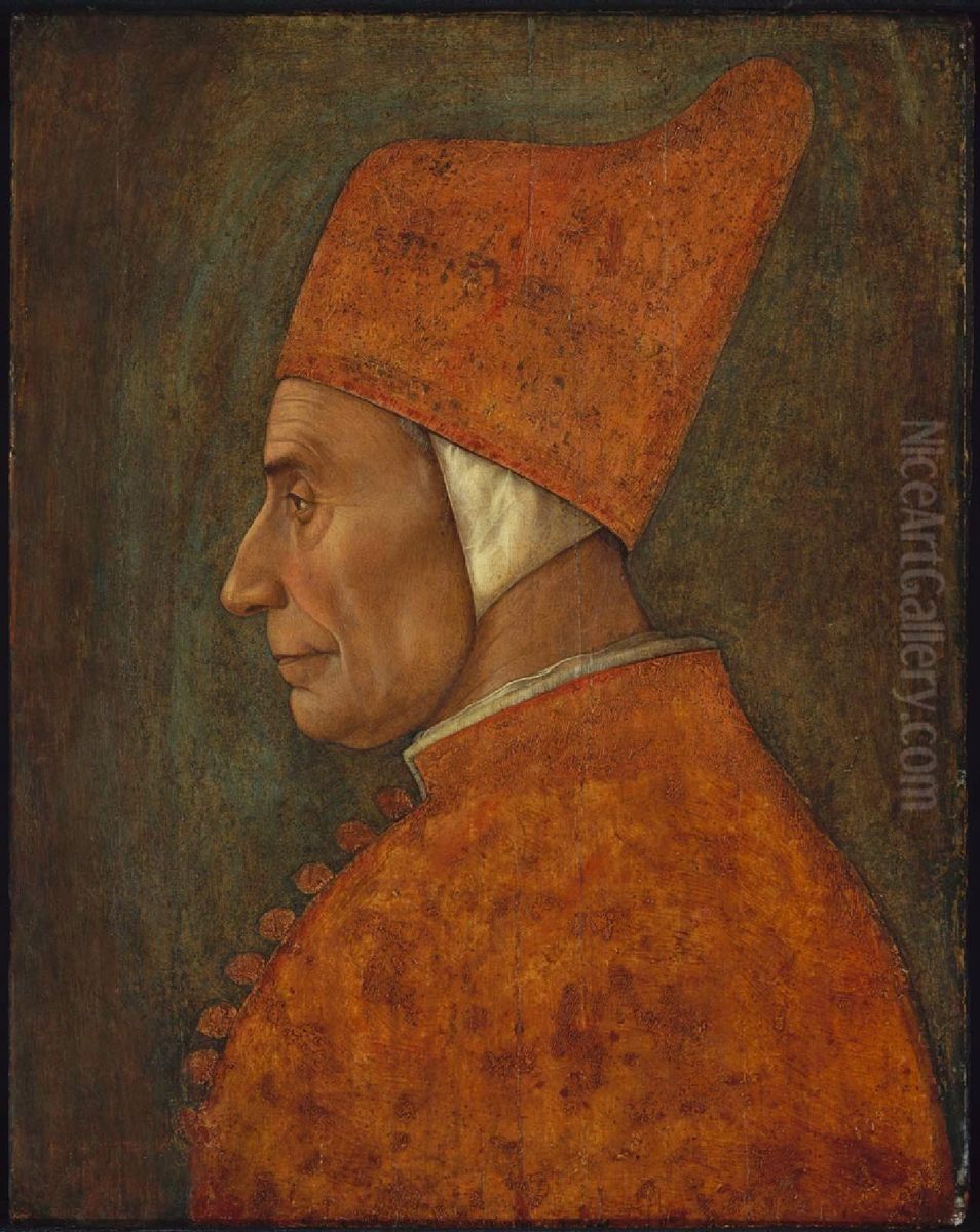 Portrait of a Doge, probably Pasquale Malipiero Oil Painting by Gentile Bellini