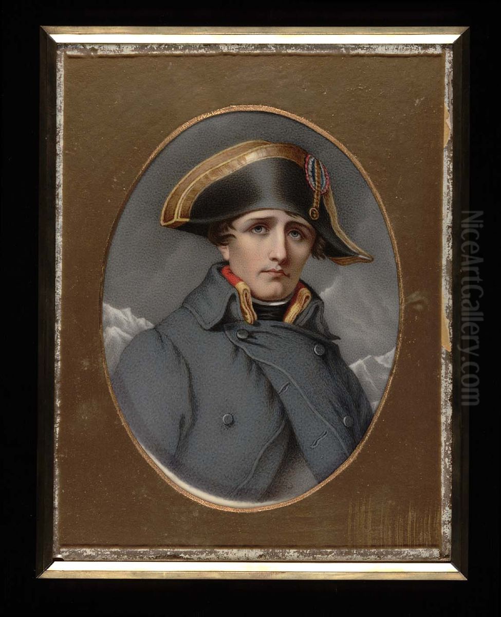Napoleon Bonaparte Oil Painting by Henry Brintnell Bounetheau