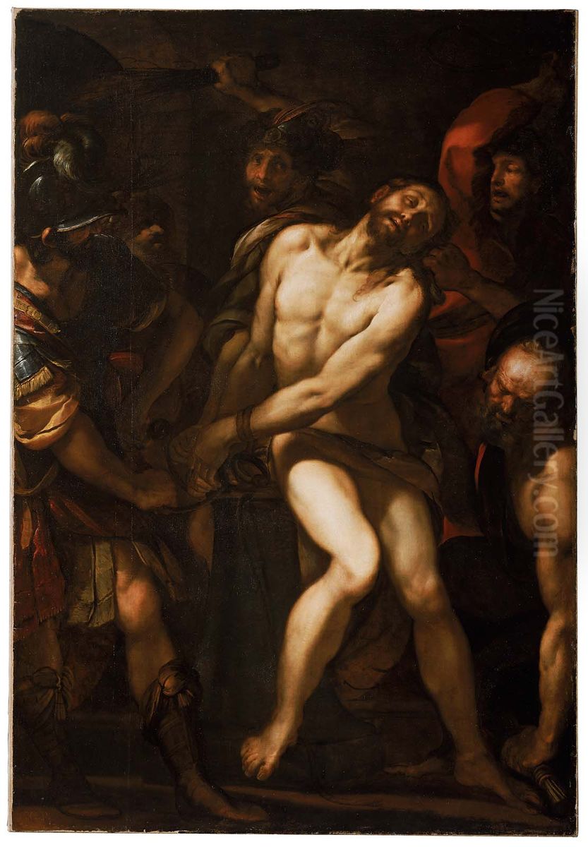 The Scourging of Christ Oil Painting by Giulio Cesare Procaccini