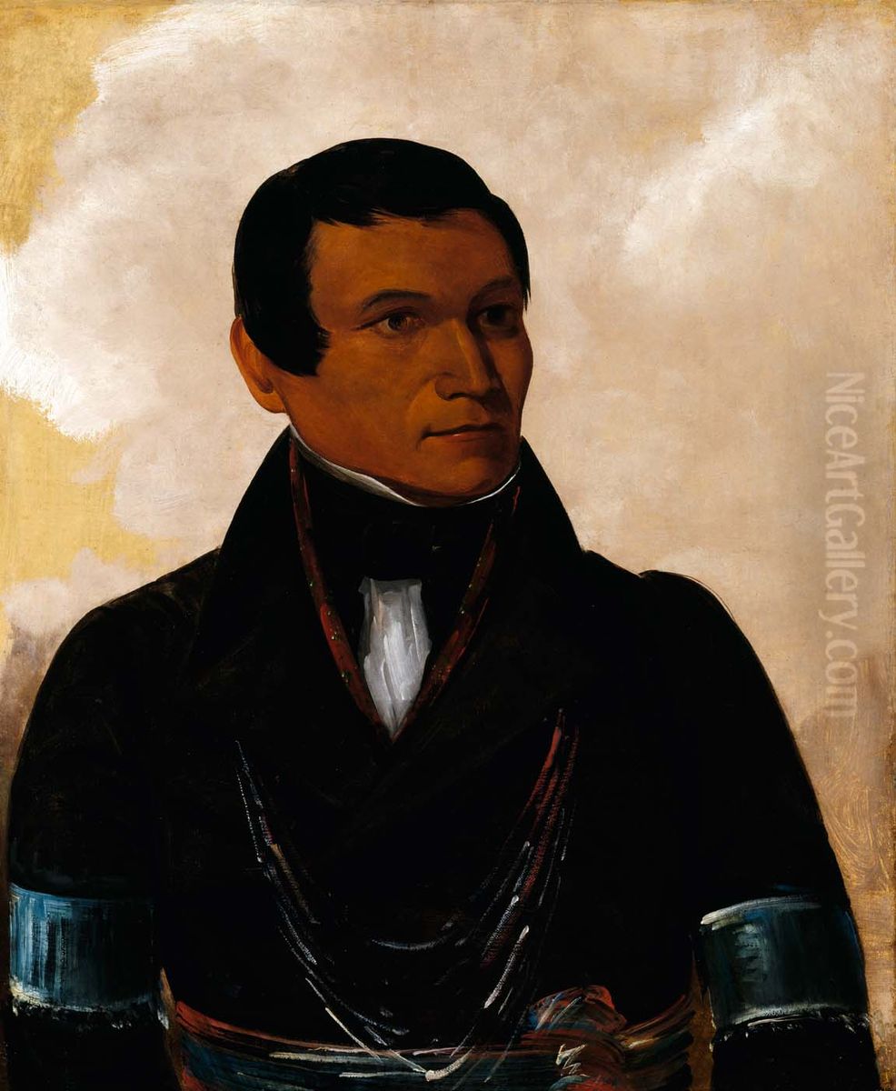 Cu-sick, Son of the Chief Oil Painting by George Catlin