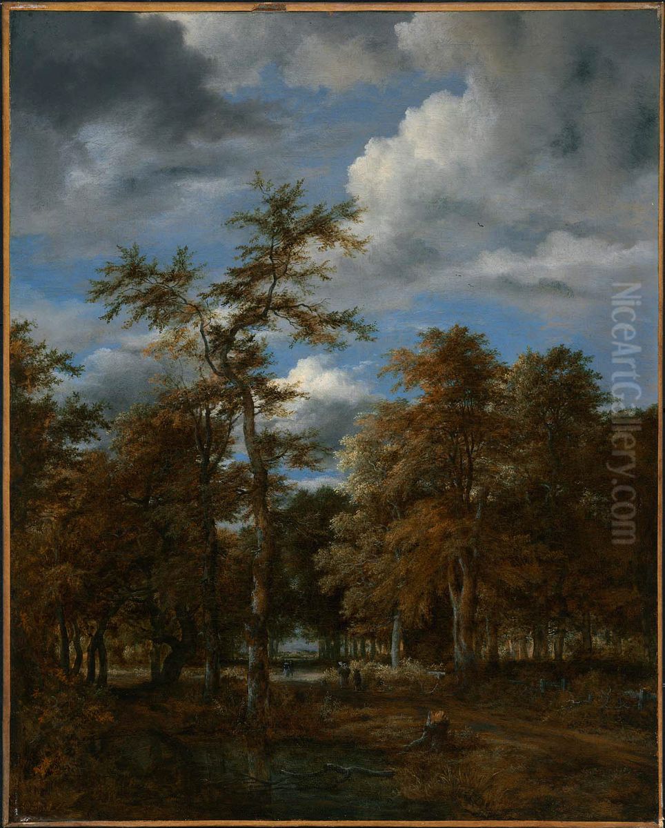 Woodland Vistas Oil Painting by Jacob Van Ruisdael