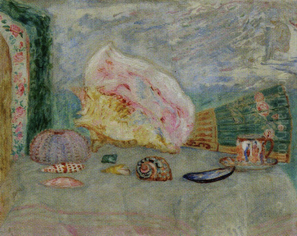 Still Life with Sea Shells Oil Painting by James Ensor