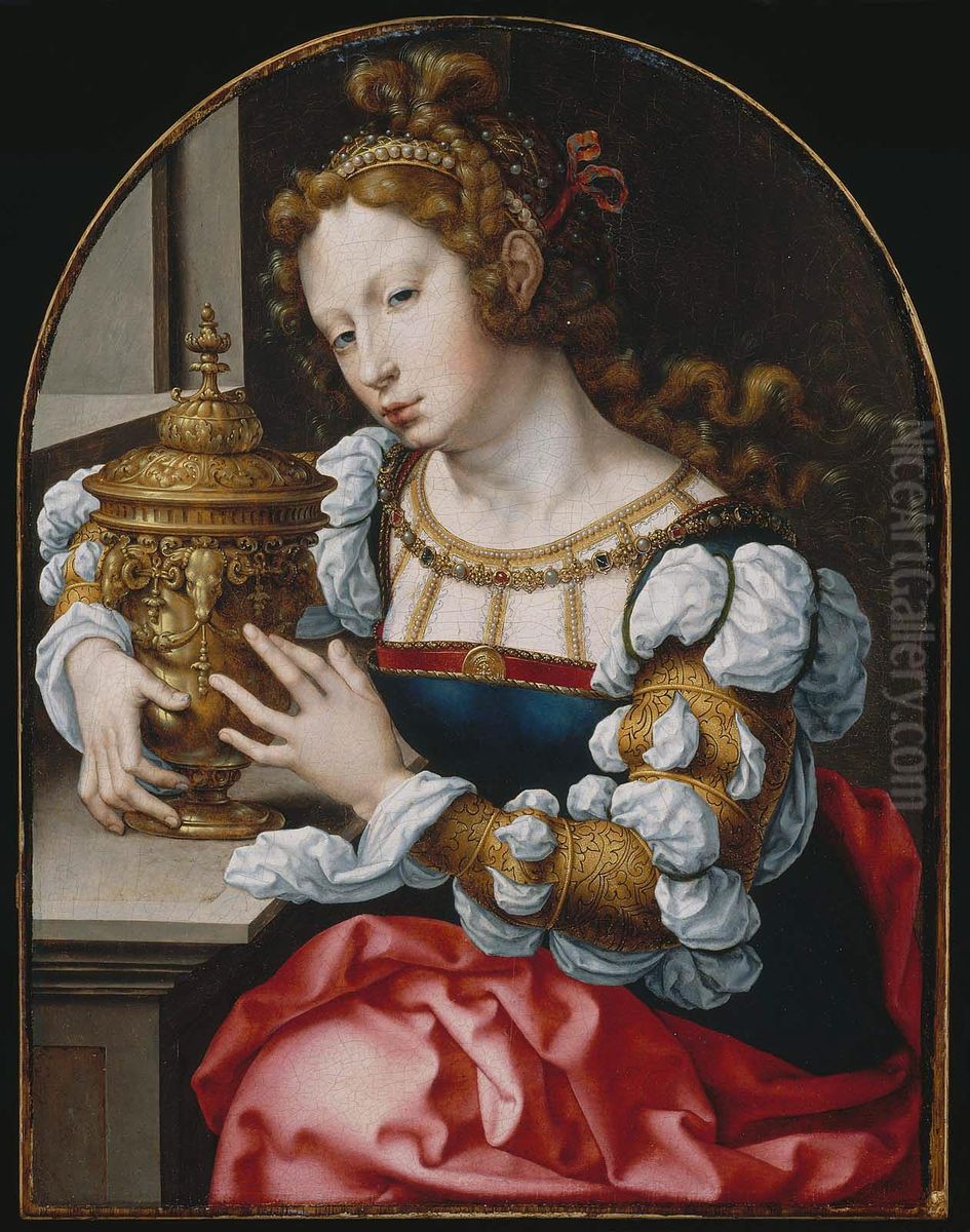 Mary Magdalen Oil Painting by Jan Gossaert