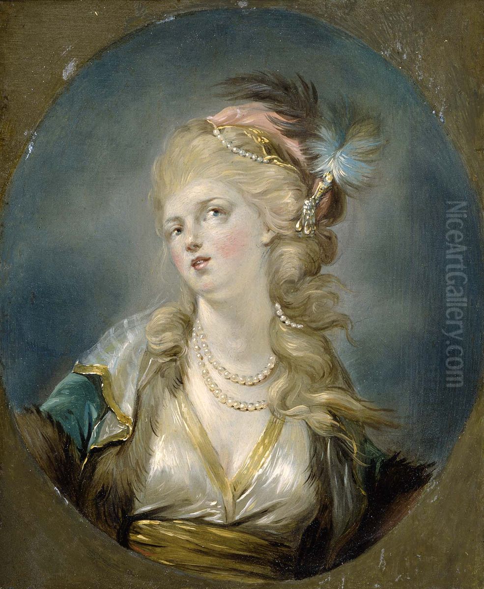 La Sultana Valida Oil Painting by Jean-Frederic Schall