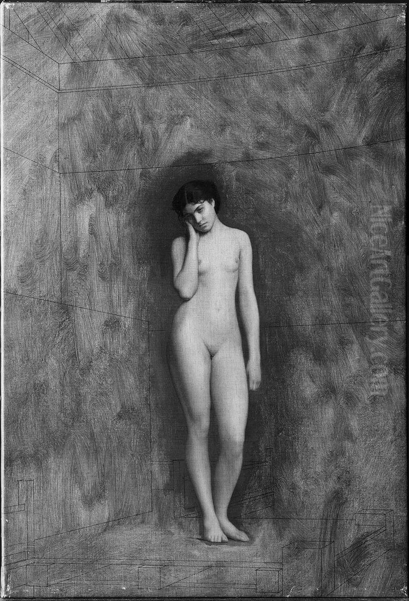 Greek Slave Oil Painting by Jean-Leon Gerome