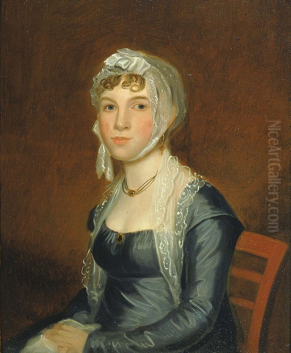 Rachel Bartholomew Davis Oil Painting by James Alexander Simpson