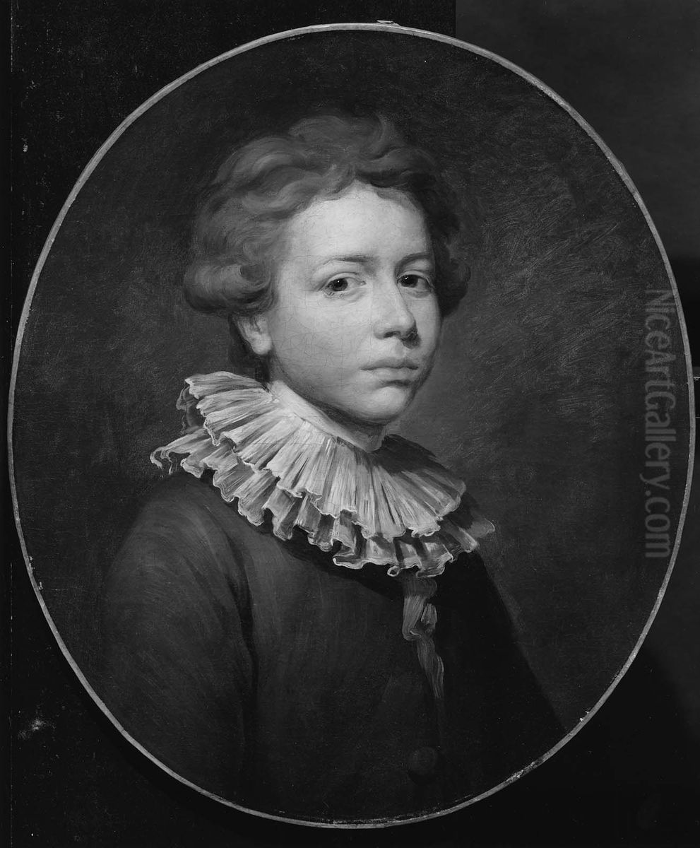 Portrait of a Boy Oil Painting by Joseph Ducreux