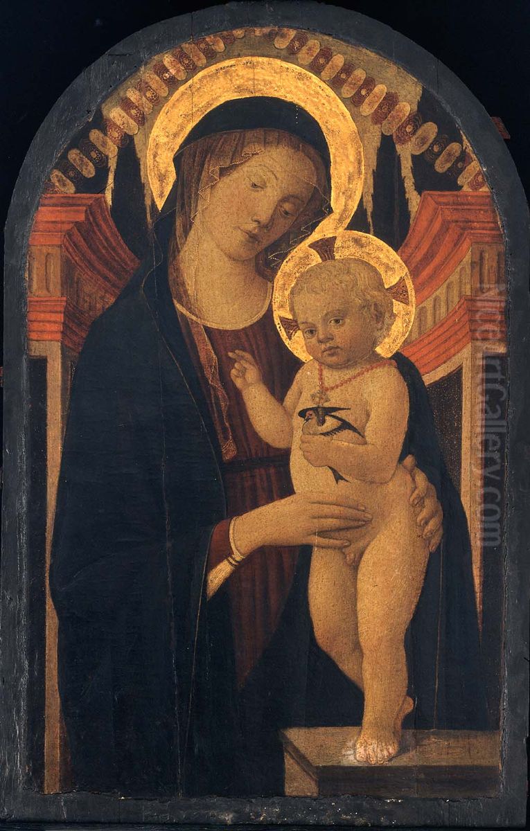 Virgin and Child Oil Painting by Domenico di Zanobi