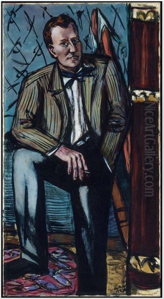 Perry T. Rathbone Oil Painting by Max Beckmann