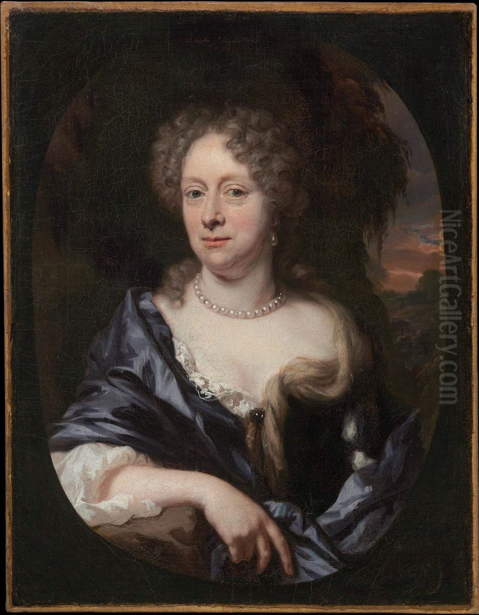 Helena van Heuvel Oil Painting by Nicolaes Maes
