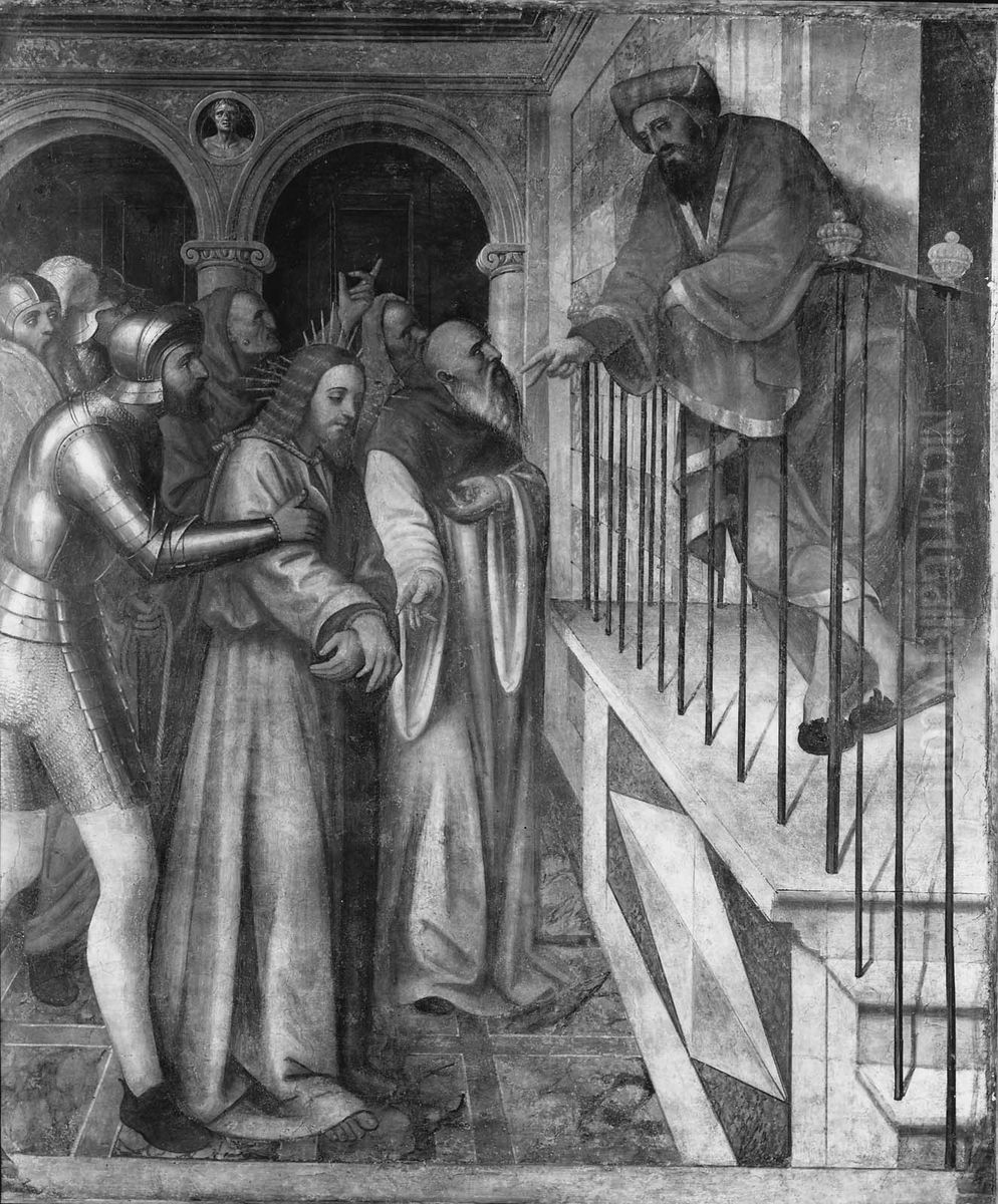 Christ before Herod Oil Painting by Paolo da Caylina il Giovane