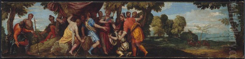 Atalanta Receiving the Boar's Head from Meleager Oil Painting by Paolo Veronese (Caliari)