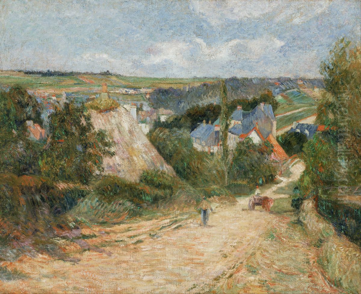 Route a l'entree d'Osny Oil Painting by Paul Gauguin