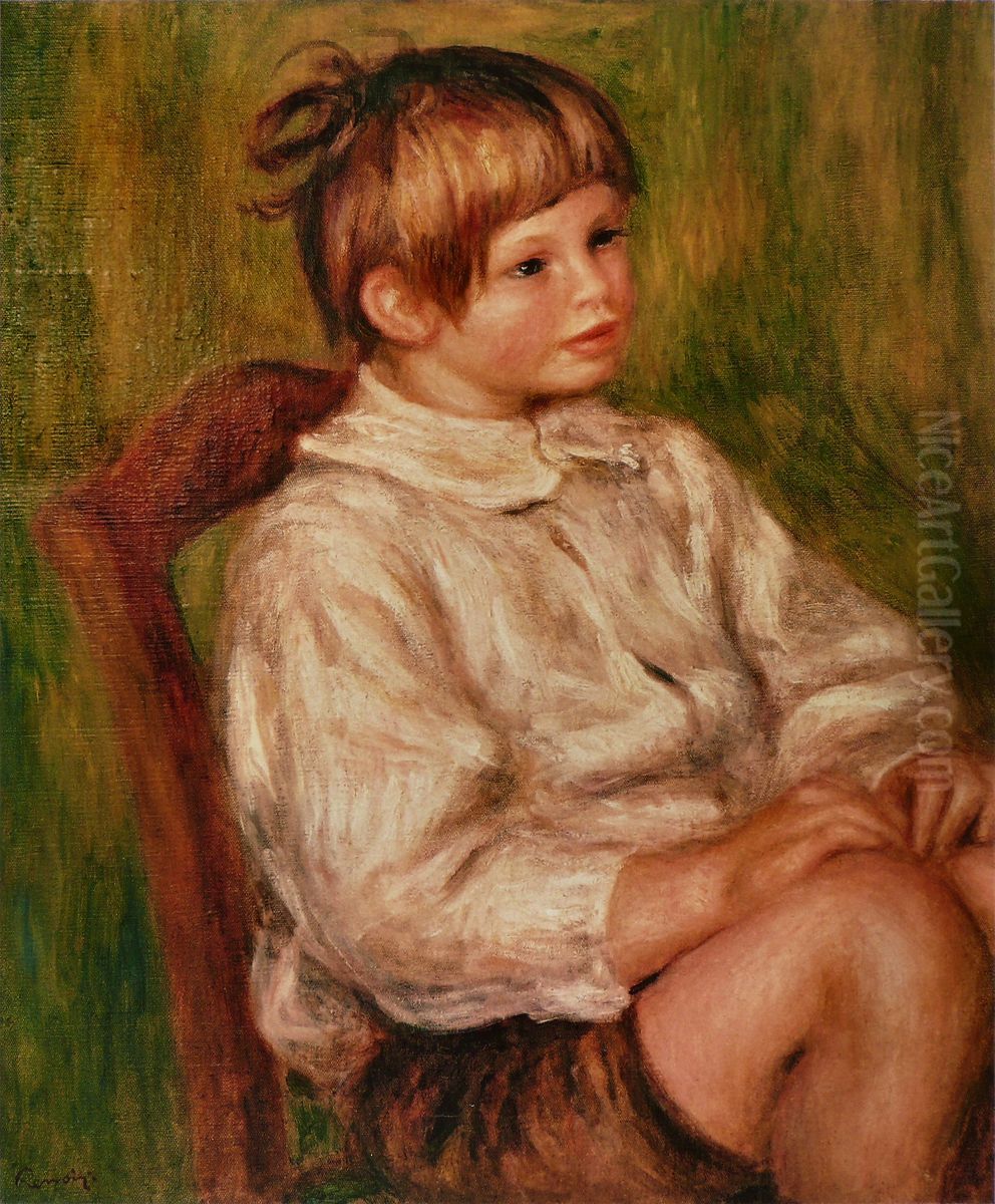 Coco (Claude Renoir) Oil Painting by Pierre Auguste Renoir