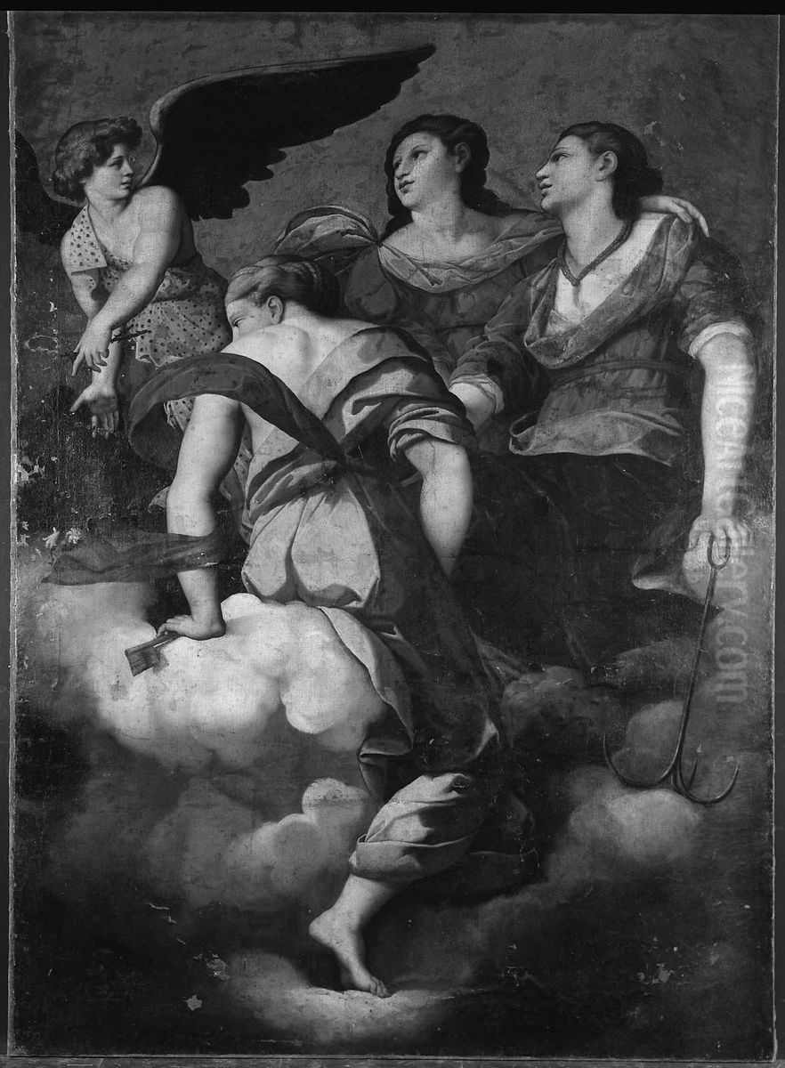 The Three Graces Oil Painting by Raphael