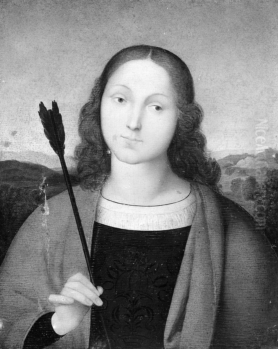 Saint Sebastian Oil Painting by Raphael