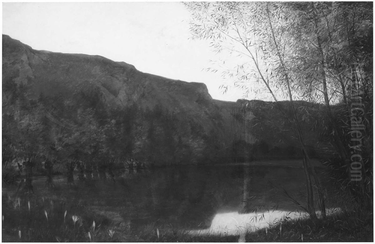 Solitude Oil Painting by Robert Barrett Browning