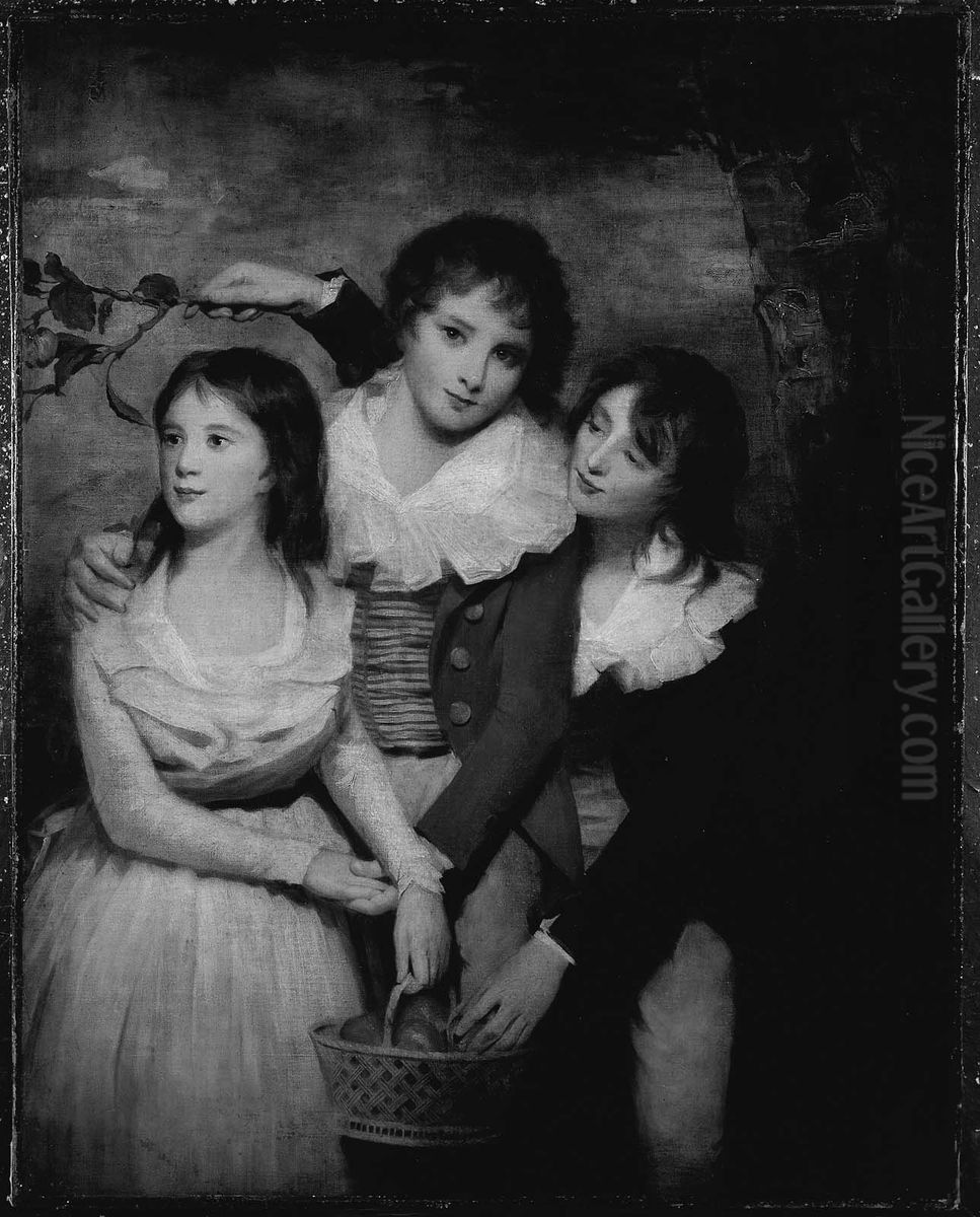 The Paterson Children Oil Painting by Henry Raeburn