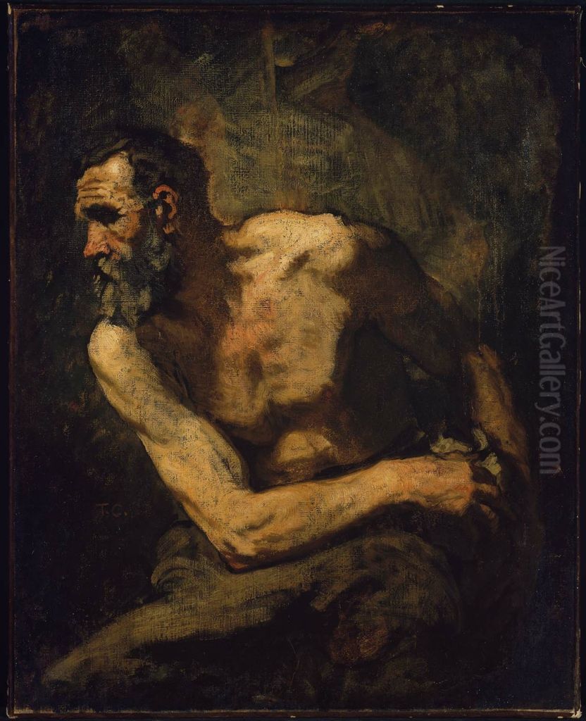 A Miser (study for Timon of Athens) Oil Painting by Thomas Couture