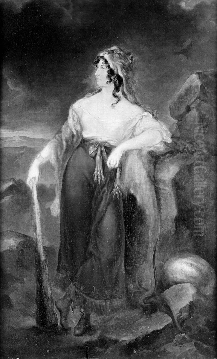 Portrait of an Actress as Omphale Oil Painting by William Hamilton