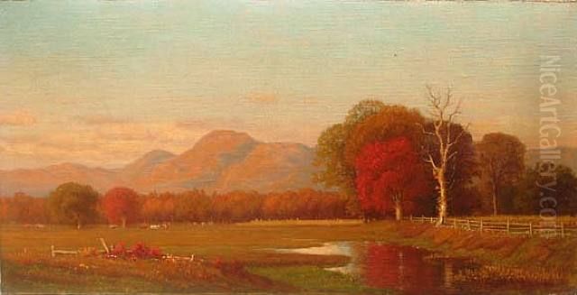 Summer Afternoon Oil Painting by James Renwick Brevoort