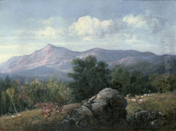 Moat Mt. from Jackson, NH Oil Painting by George Loring Brown