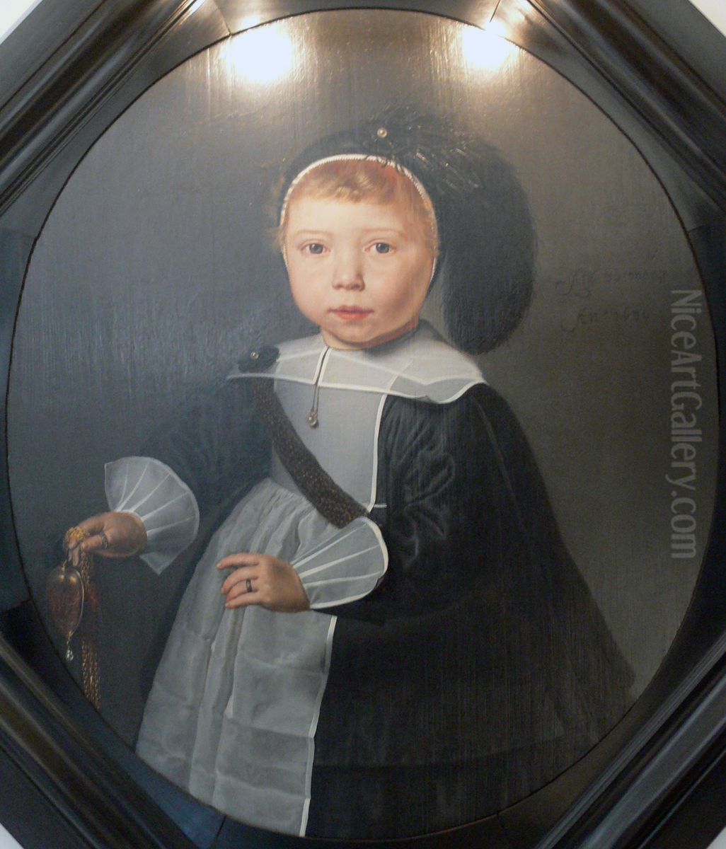 Willem Van Loon Oil Painting by Dirck van Santvoort