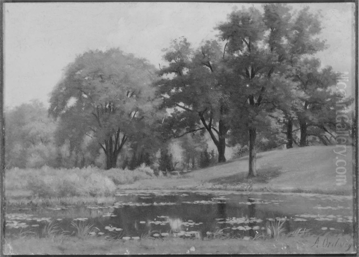 Landscape Oil Painting by Alfred Ordway