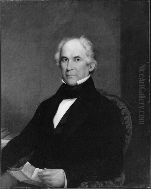 Portrait of a Gentleman Oil Painting by Alvan Fisher