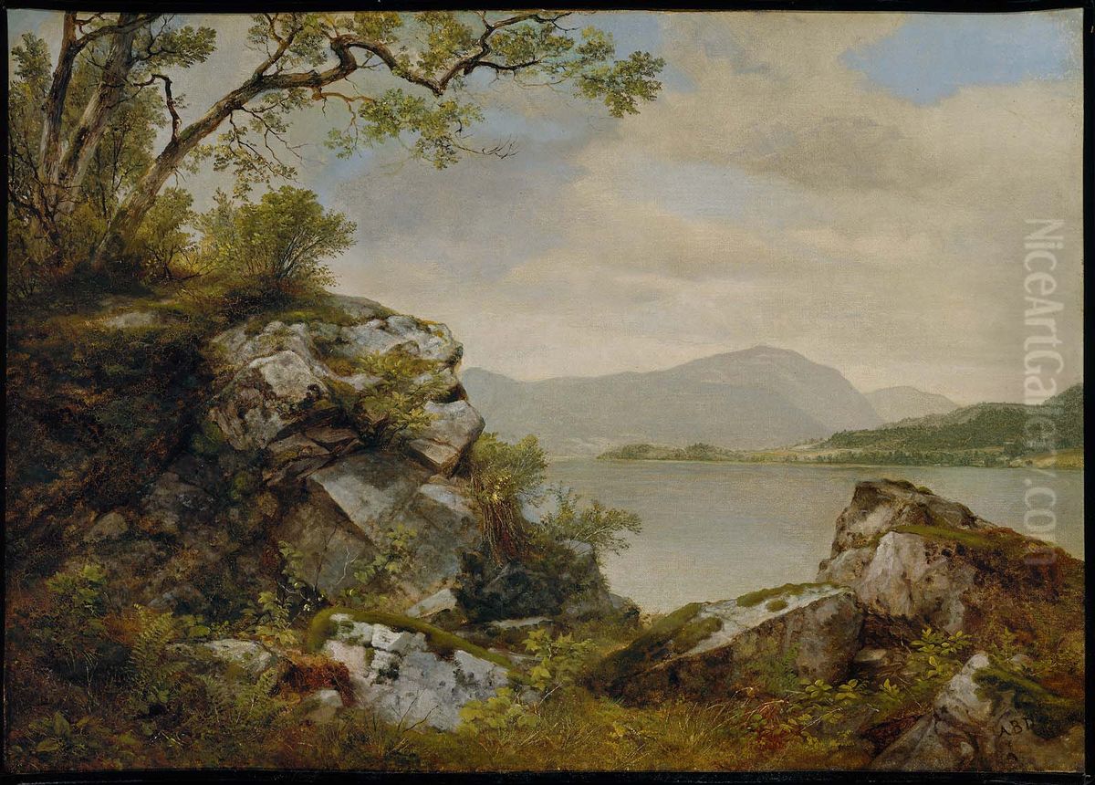 Lake George, New York Oil Painting by Asher Brown Durand