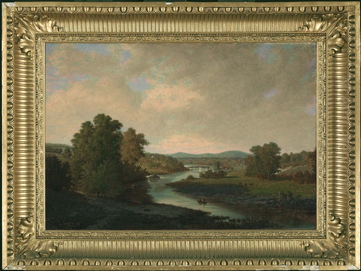 Neponset River Oil Painting by Benjamin Smith Rotch