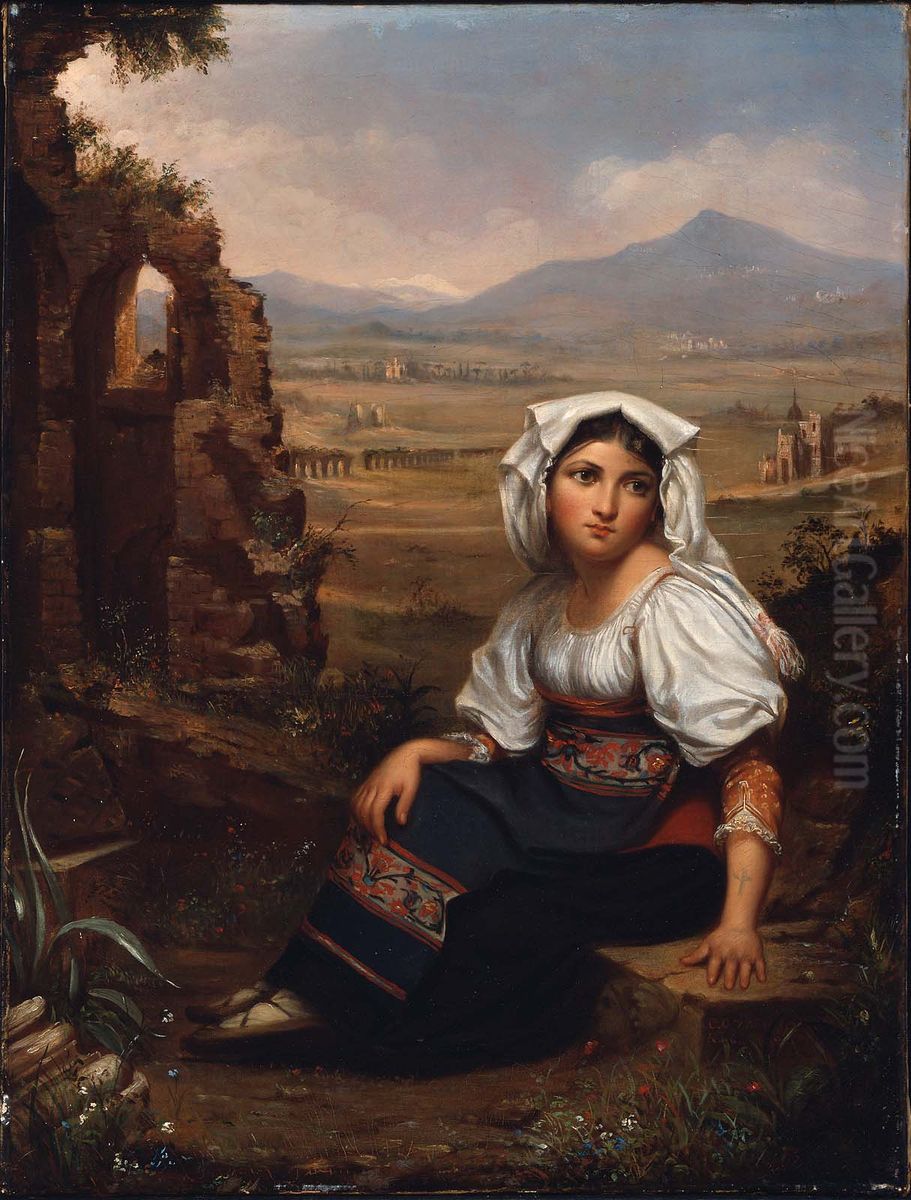 Memories of Italy Oil Painting by Cephas Giovanni Thompson