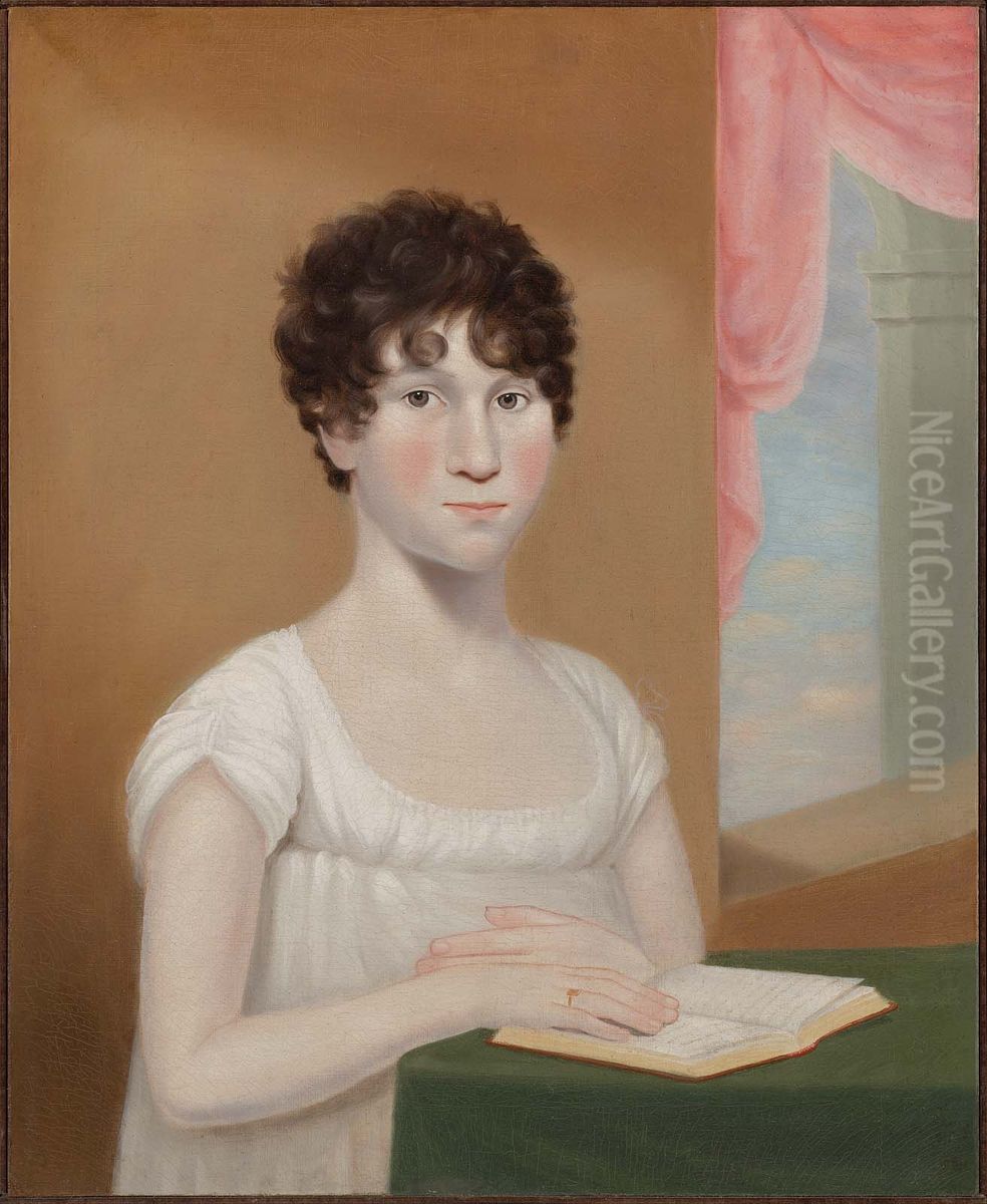 Maria De Wolf (Mrs. Robert Rogers) Oil Painting by Cephas Thompson