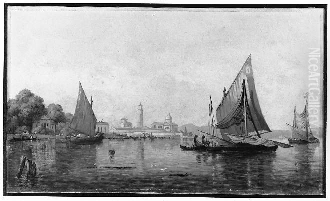 San Pietro in Castello, Venice Oil Painting by Christopher Pearse Cranch