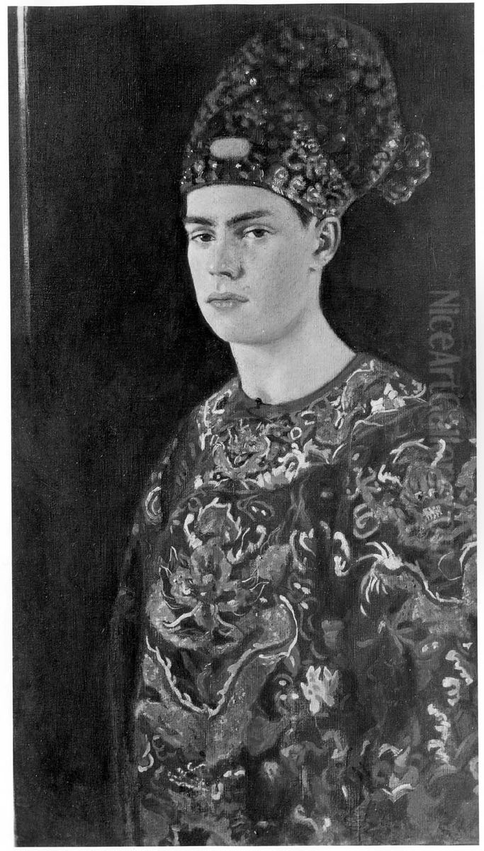 A Translation into Chinese Oil Painting by Denman Ross