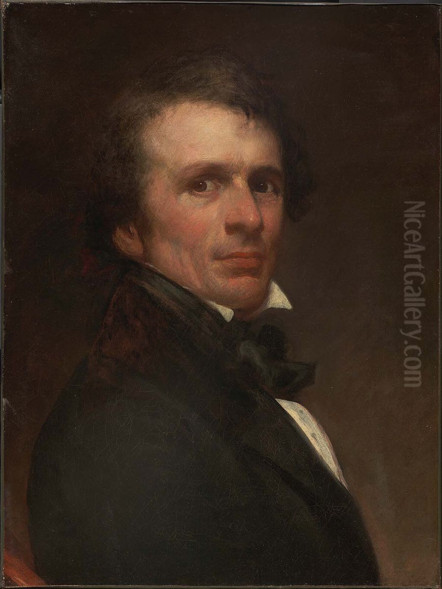 Self Portrait Oil Painting by Francis Alexander