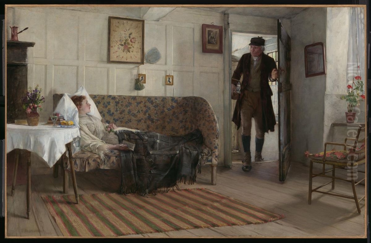 The Granddaughter Oil Painting by Francis Davis Millet