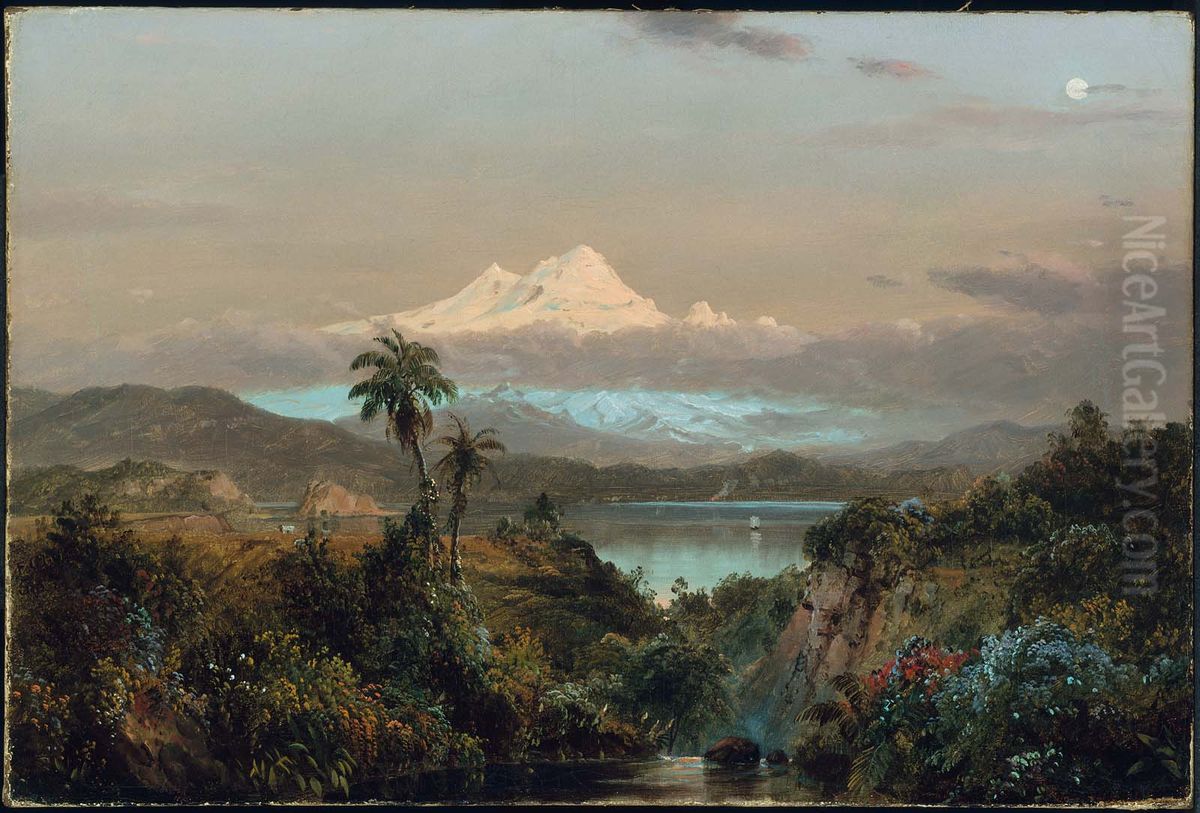 Cayambe Oil Painting by Frederic Edwin Church