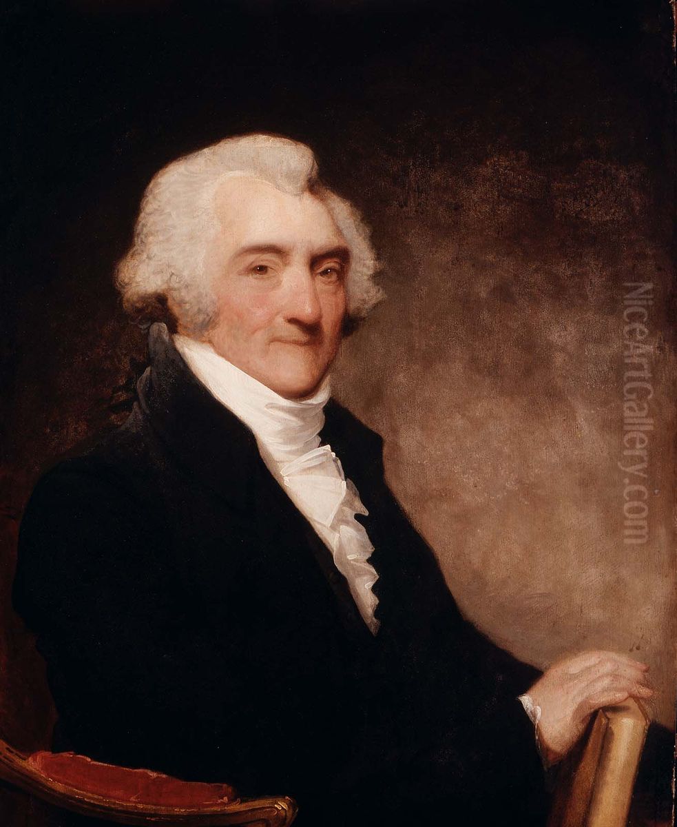 Governor James Sullivan Oil Painting by Gilbert Stuart