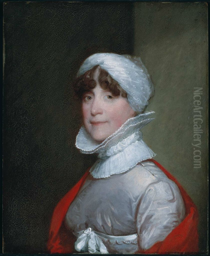 Mrs. John Amory, Jr. (Catherine Willard) Oil Painting by Gilbert Stuart