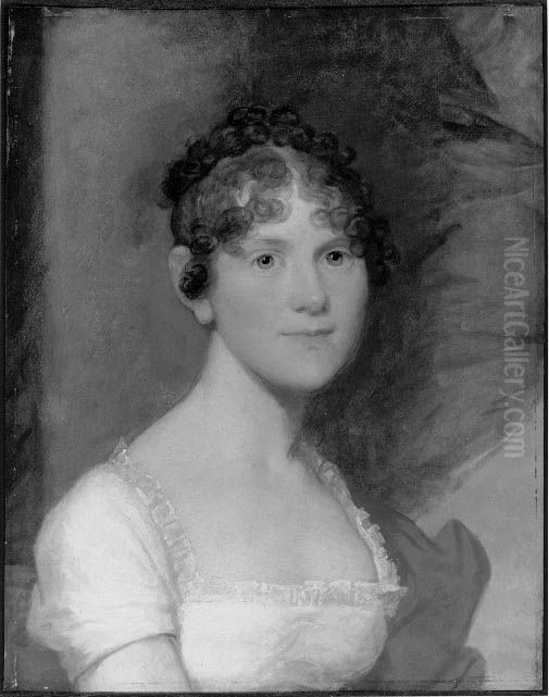 Maria Bartlett (Mrs. Joseph Hall, Jr.) Oil Painting by Gilbert Stuart