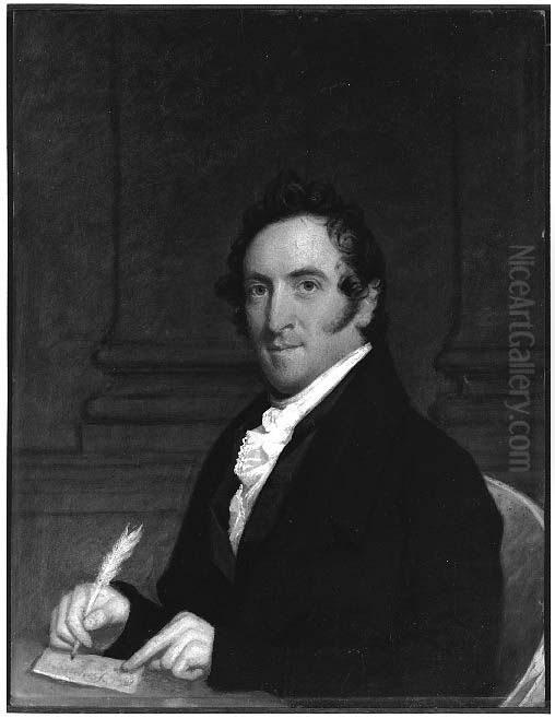 Edward Lander Oil Painting by James Frothingham